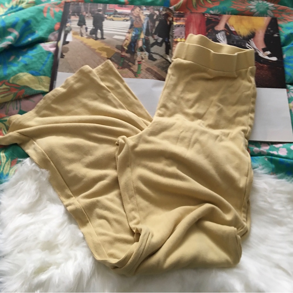 Lulus Ribbed Boho Pants - Picture 2 of 5